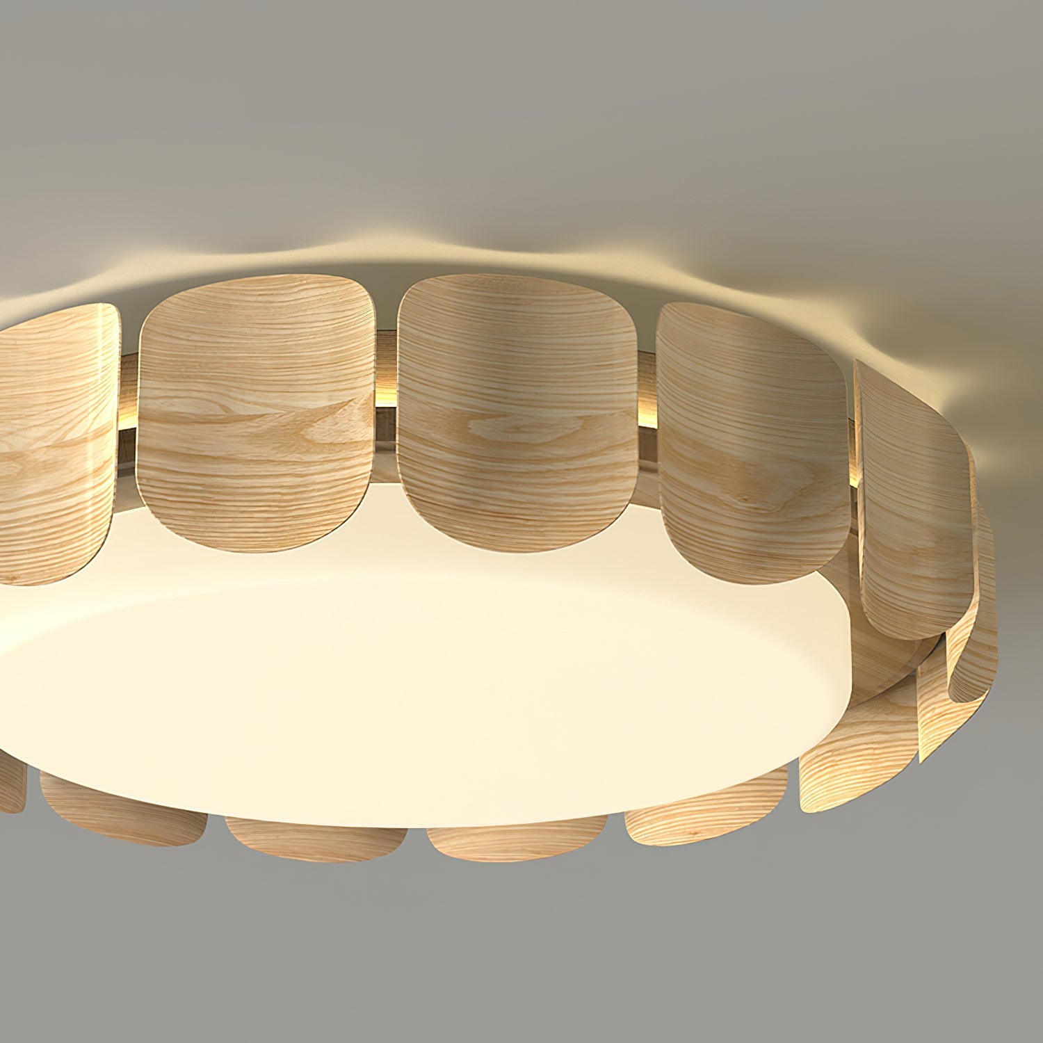 Ardura Walnut LED Ceiling Light - Letslighting