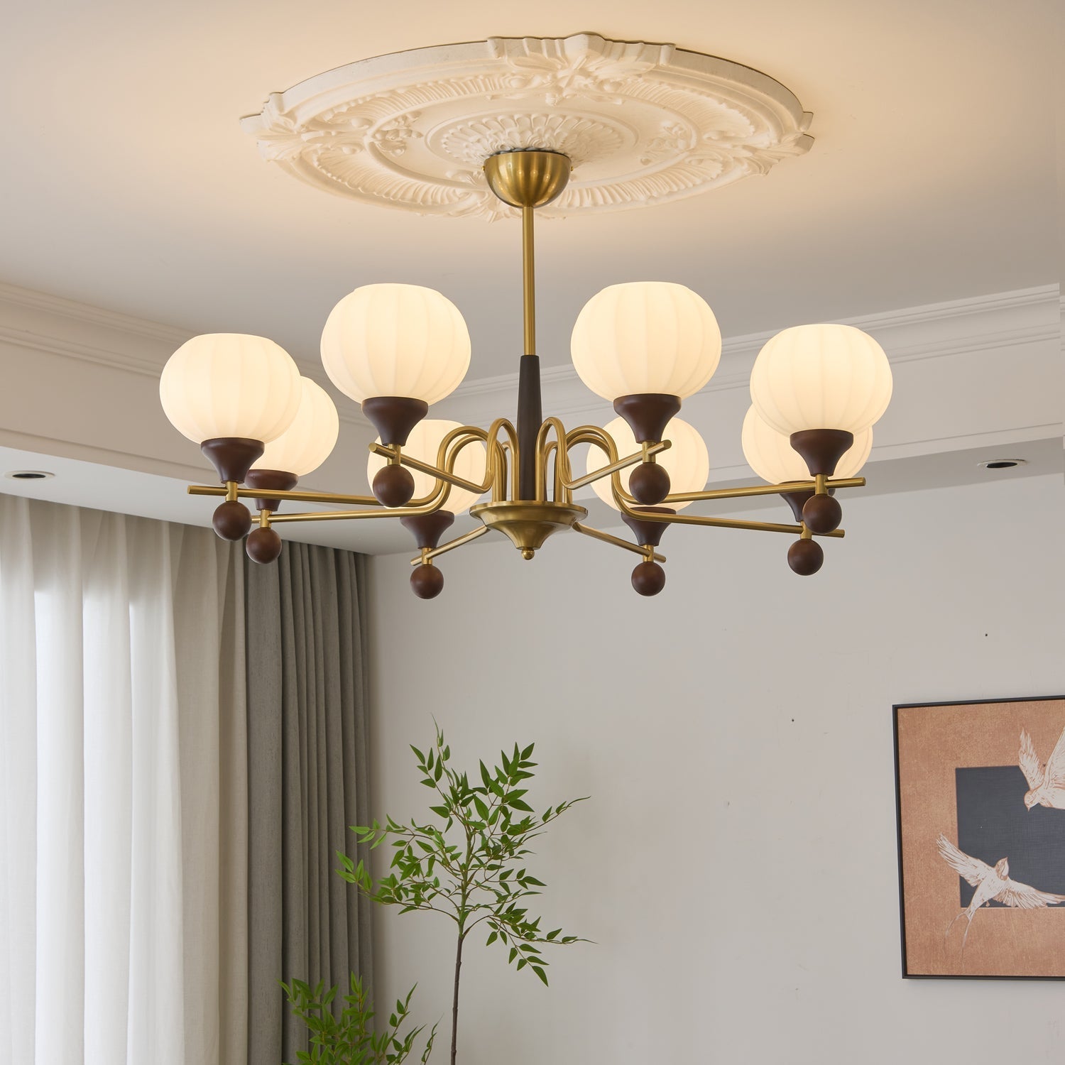Anorionis Traditional Premium Wood Chandelier - Letslighting