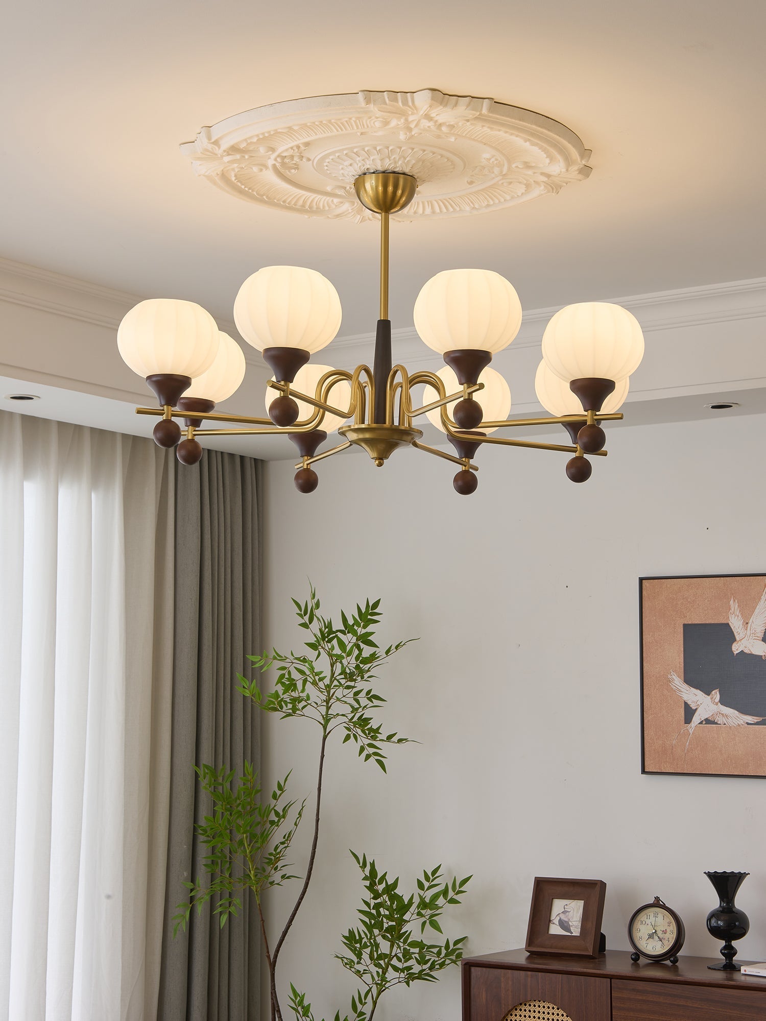 Anorionis Traditional Premium Wood Chandelier - Letslighting