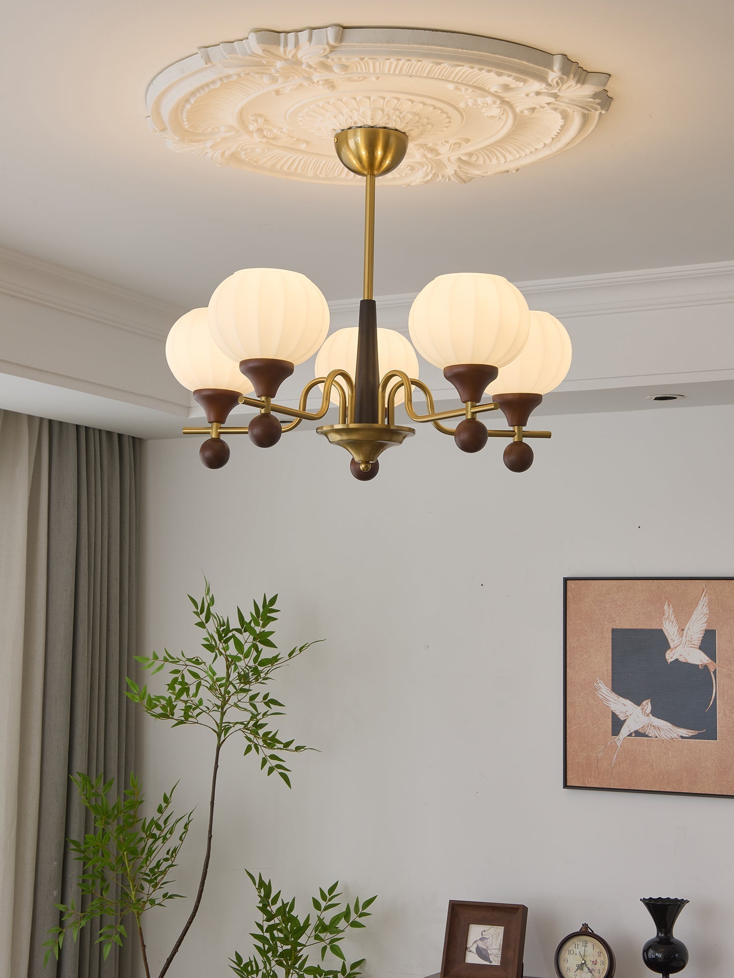 Anorionis Traditional Premium Wood Chandelier - Letslighting