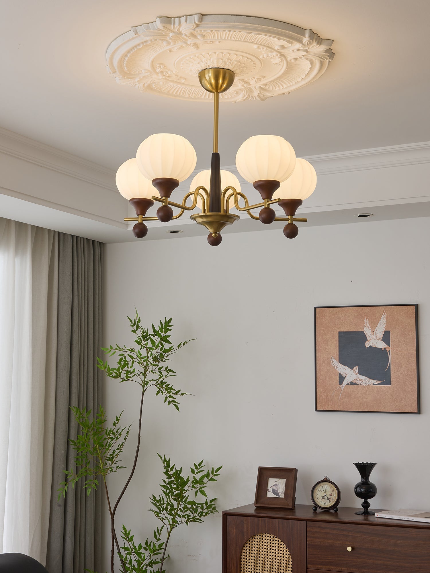 Anorionis Traditional Premium Wood Chandelier - Letslighting