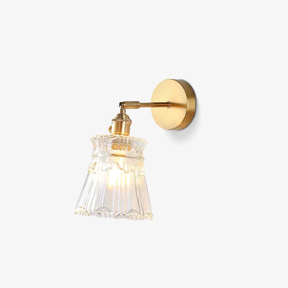 Lustra Wall Lamp Flared Crystal Classic - Letslighting