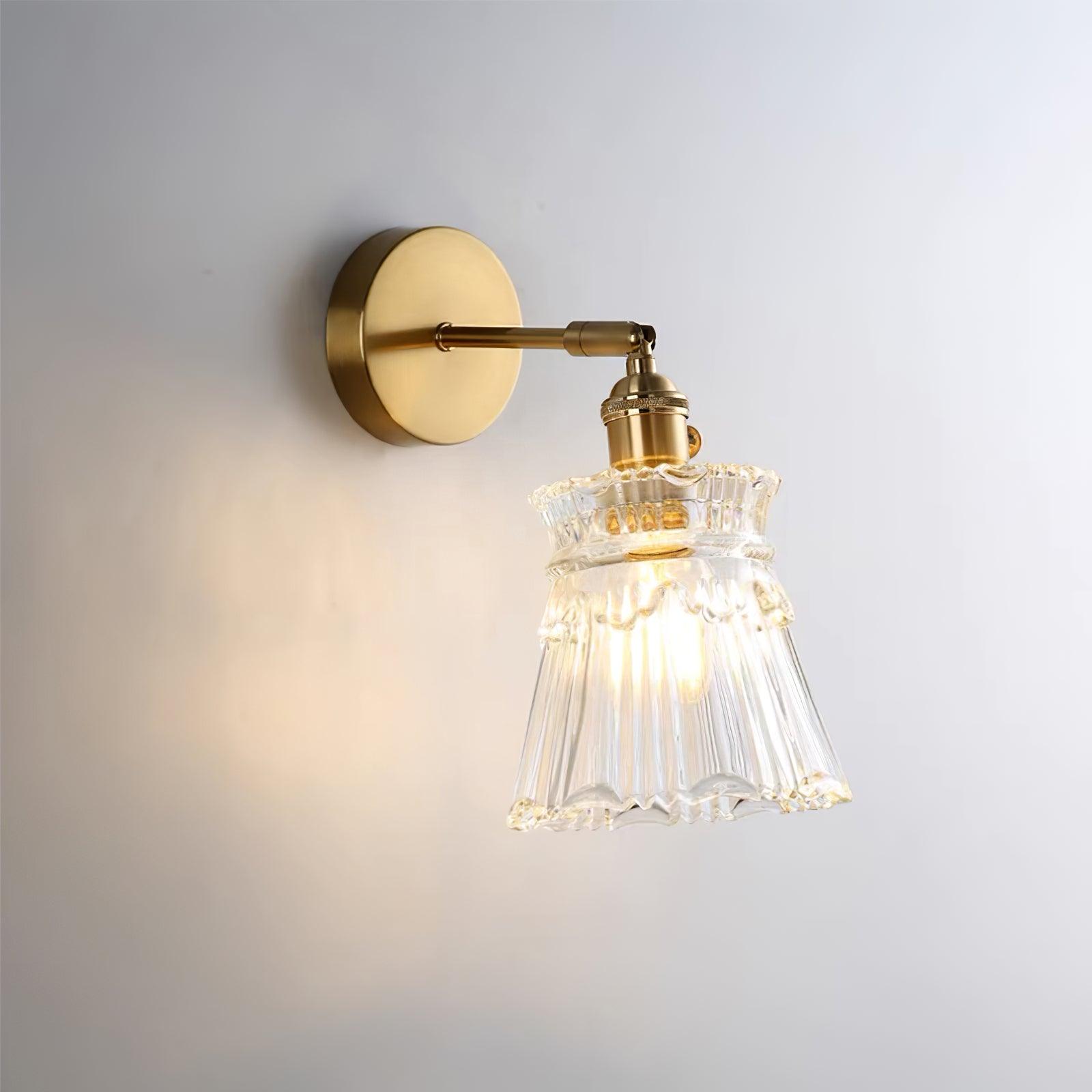 Lustra Wall Lamp Flared Crystal Classic - Letslighting