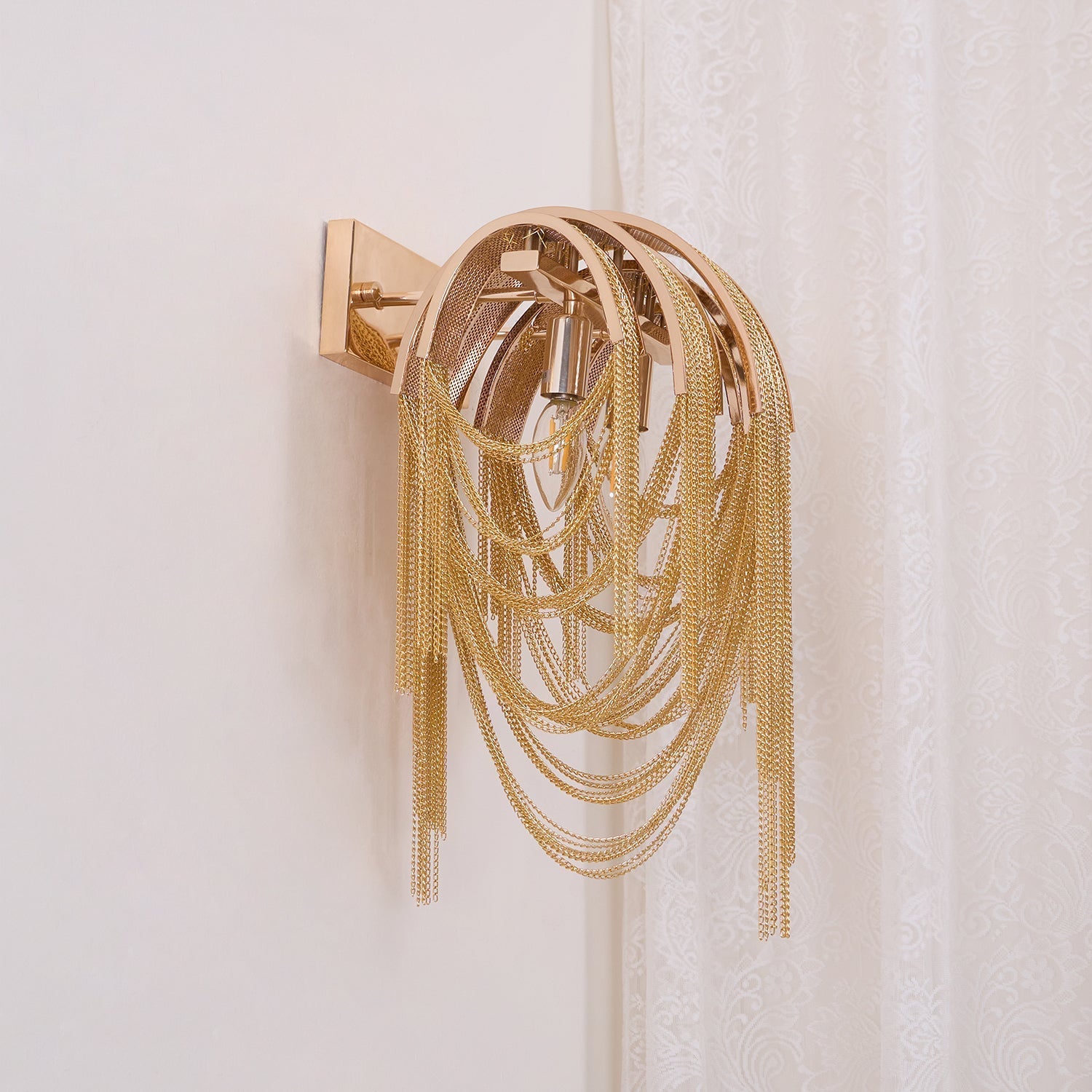 Chains Postmodern Luxury Tassel Wall Lamp - Letslighting