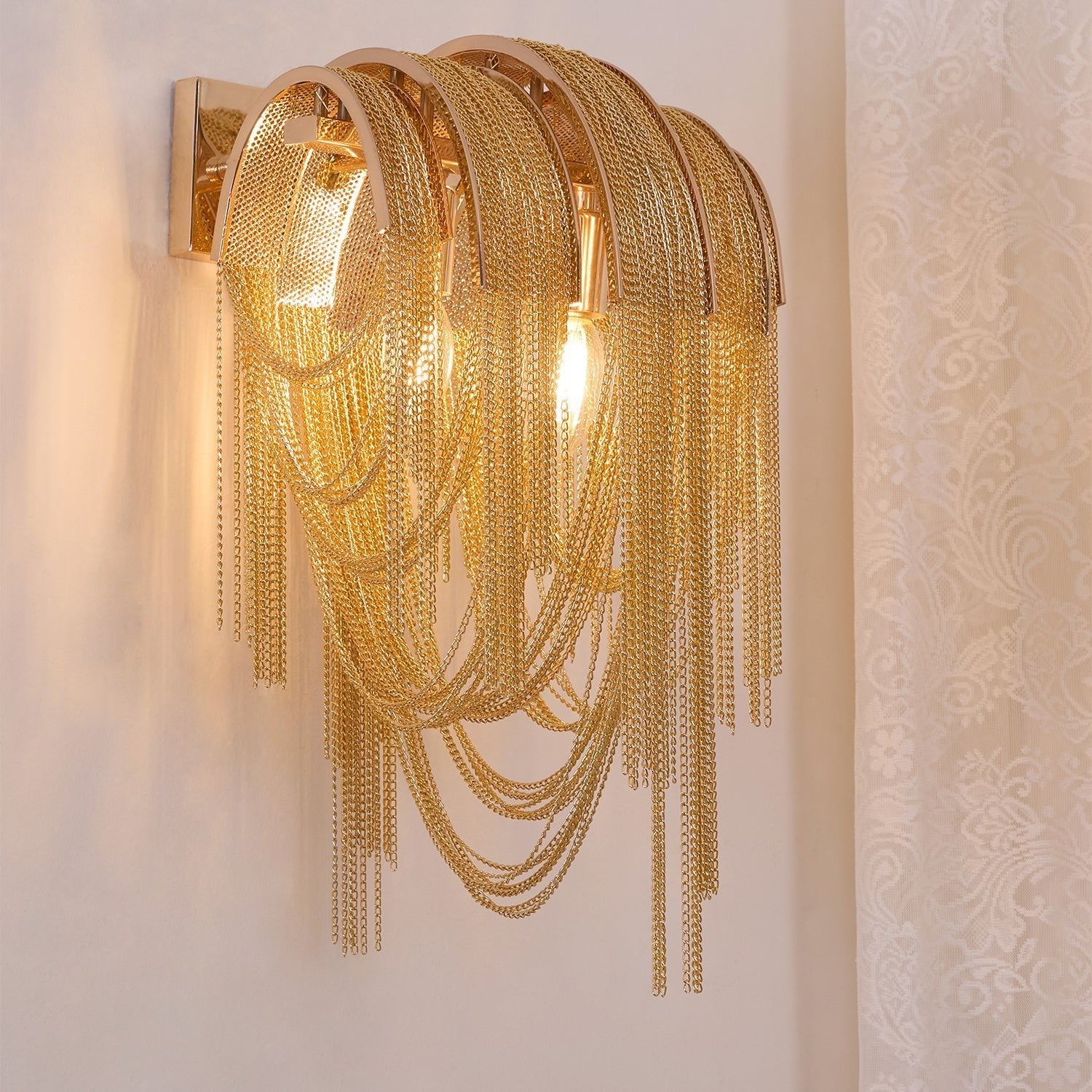 Chains Postmodern Luxury Tassel Wall Lamp - Letslighting