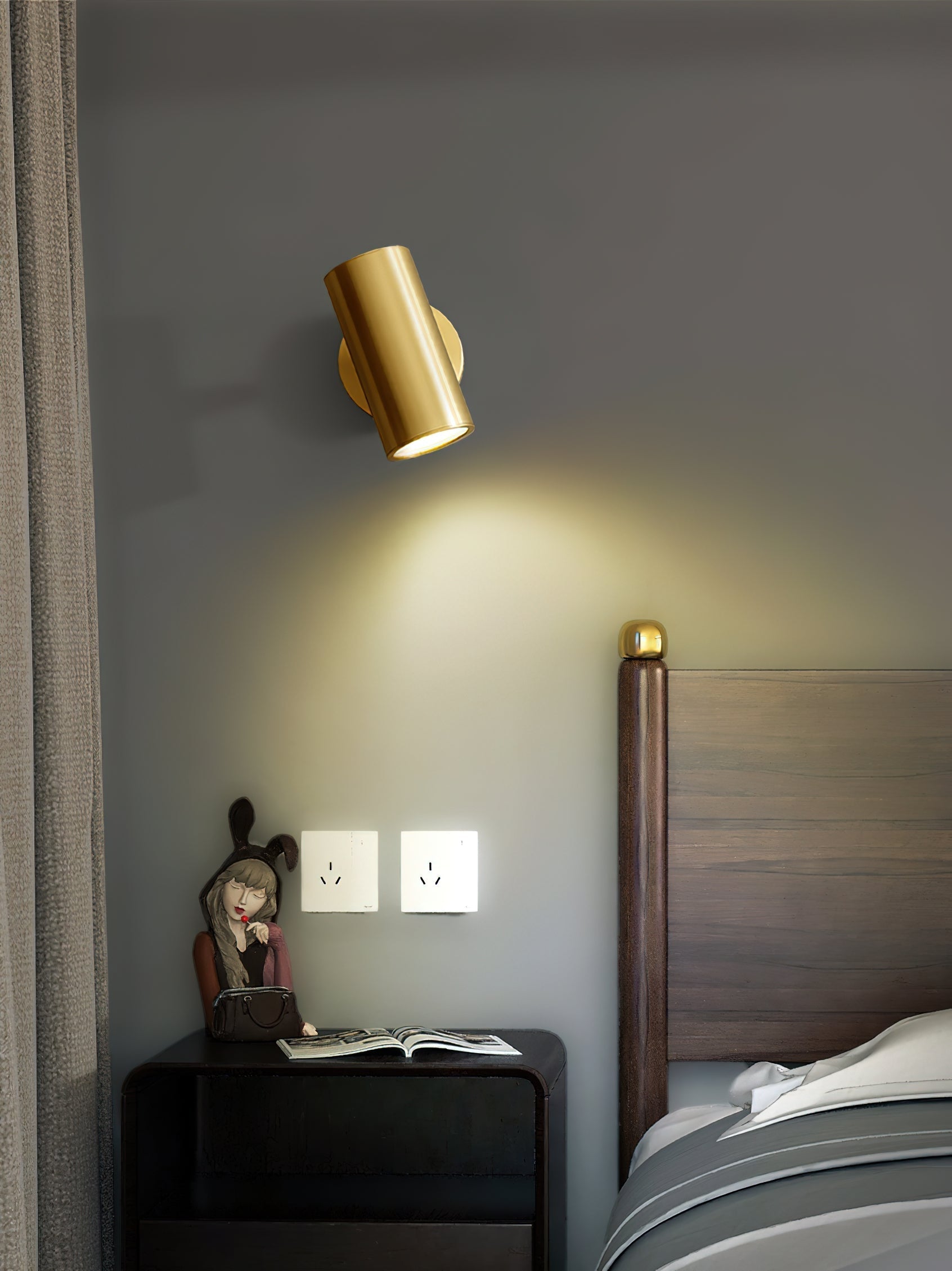 Frost Modern Minimalist Brass Sconce Wall Lamp - Letslighting