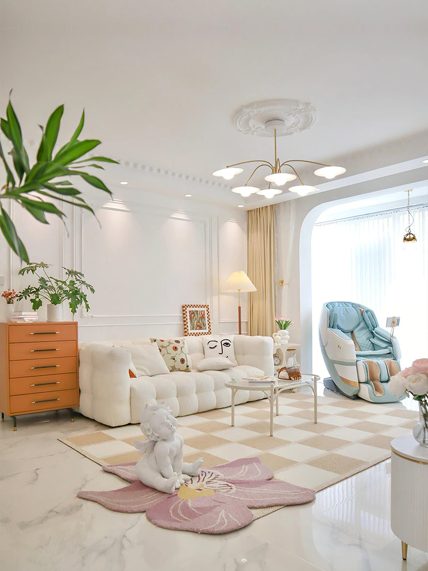 Lustra Chandelier with Art Deco-Inspired Mushroom - Letslighting