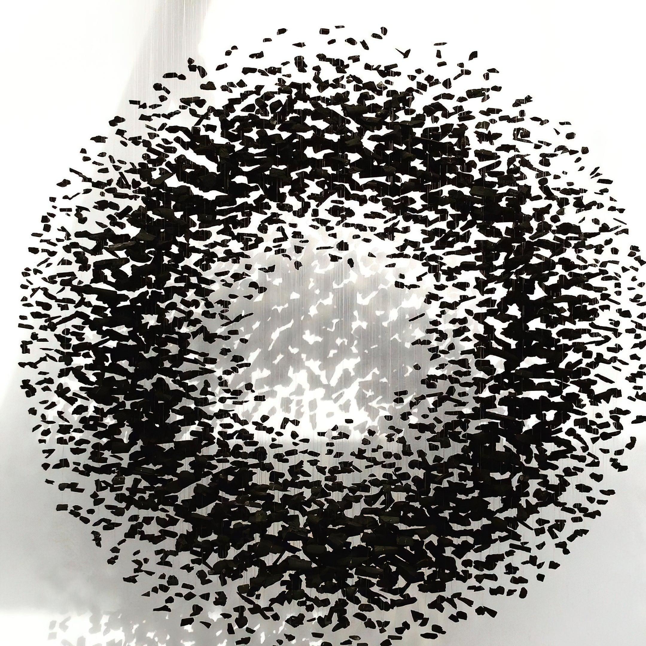 Arsilus Charcoal Stone Cascade Chandeliers O - Letslighting