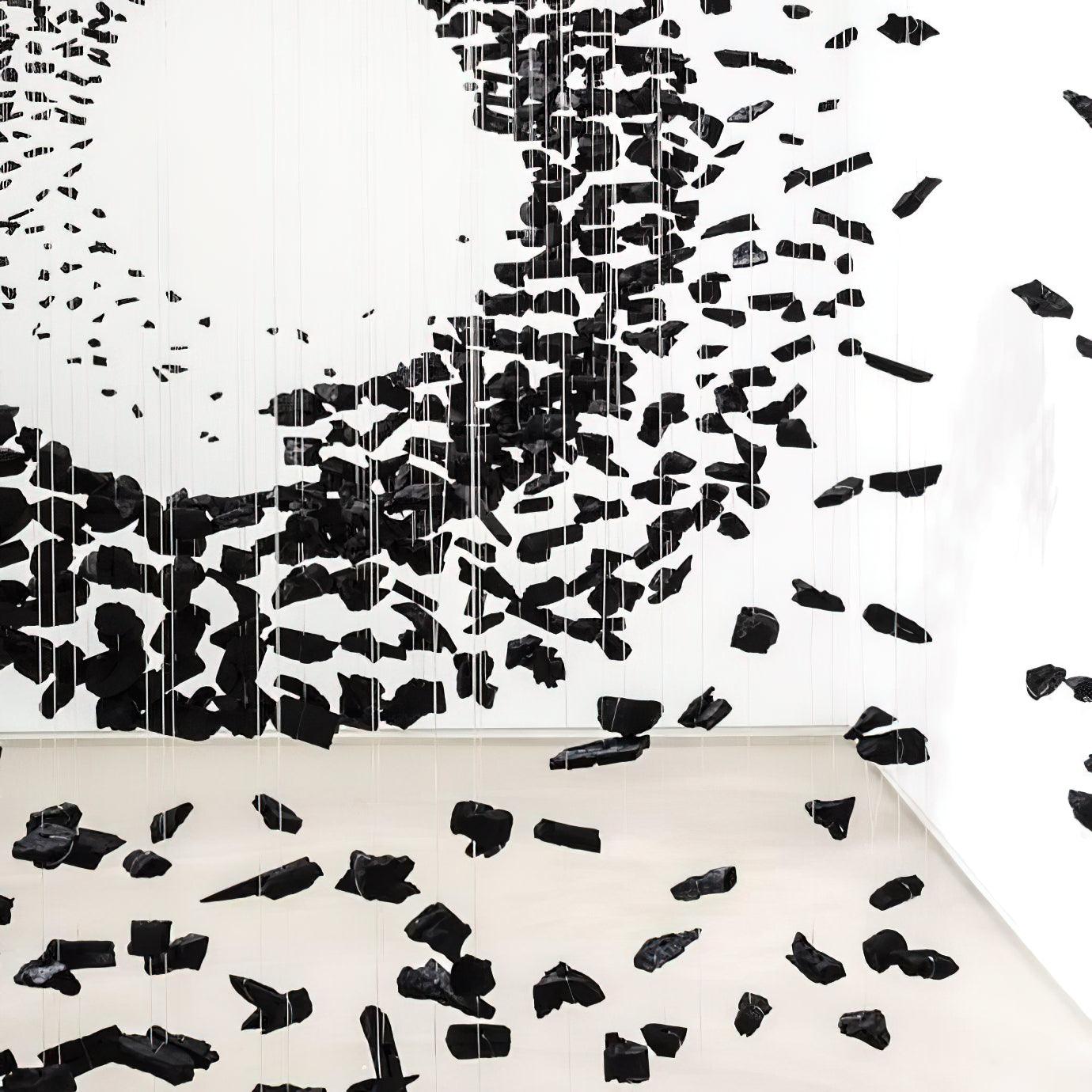 Arsilus Charcoal Stone Cascade Chandeliers O - Letslighting