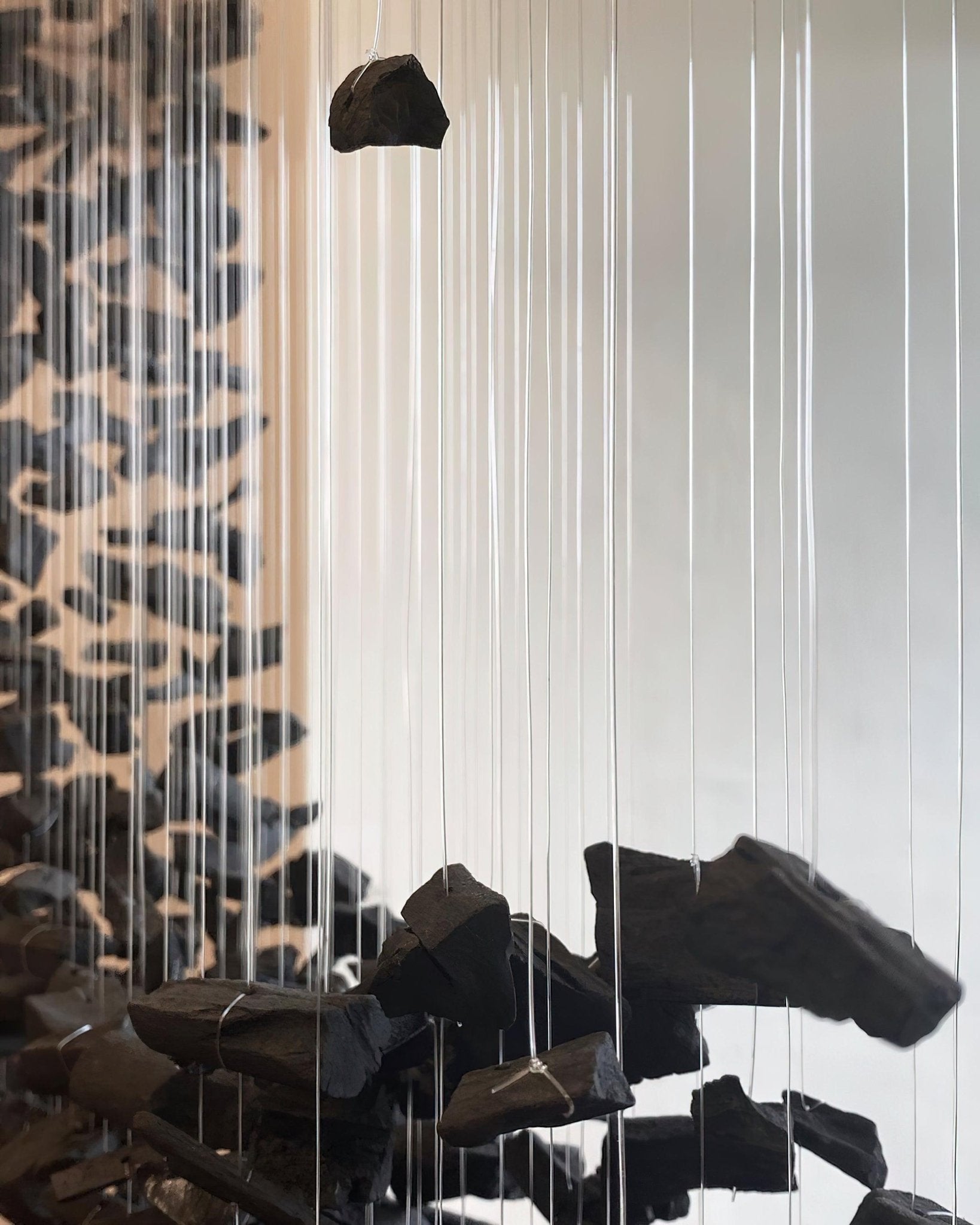 Arsilus Charcoal Stone Cascade Chandeliers Y - Letslighting