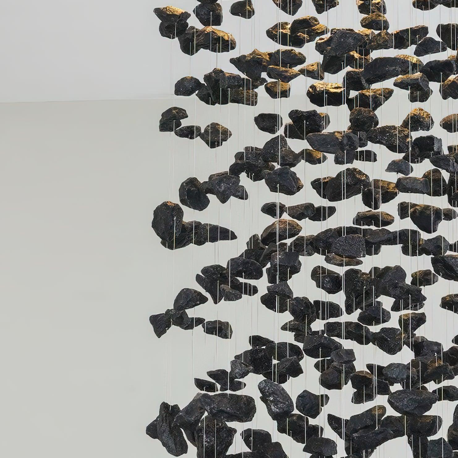 Arsilus Charcoal Stone Cascade Chandeliers Z - Letslighting