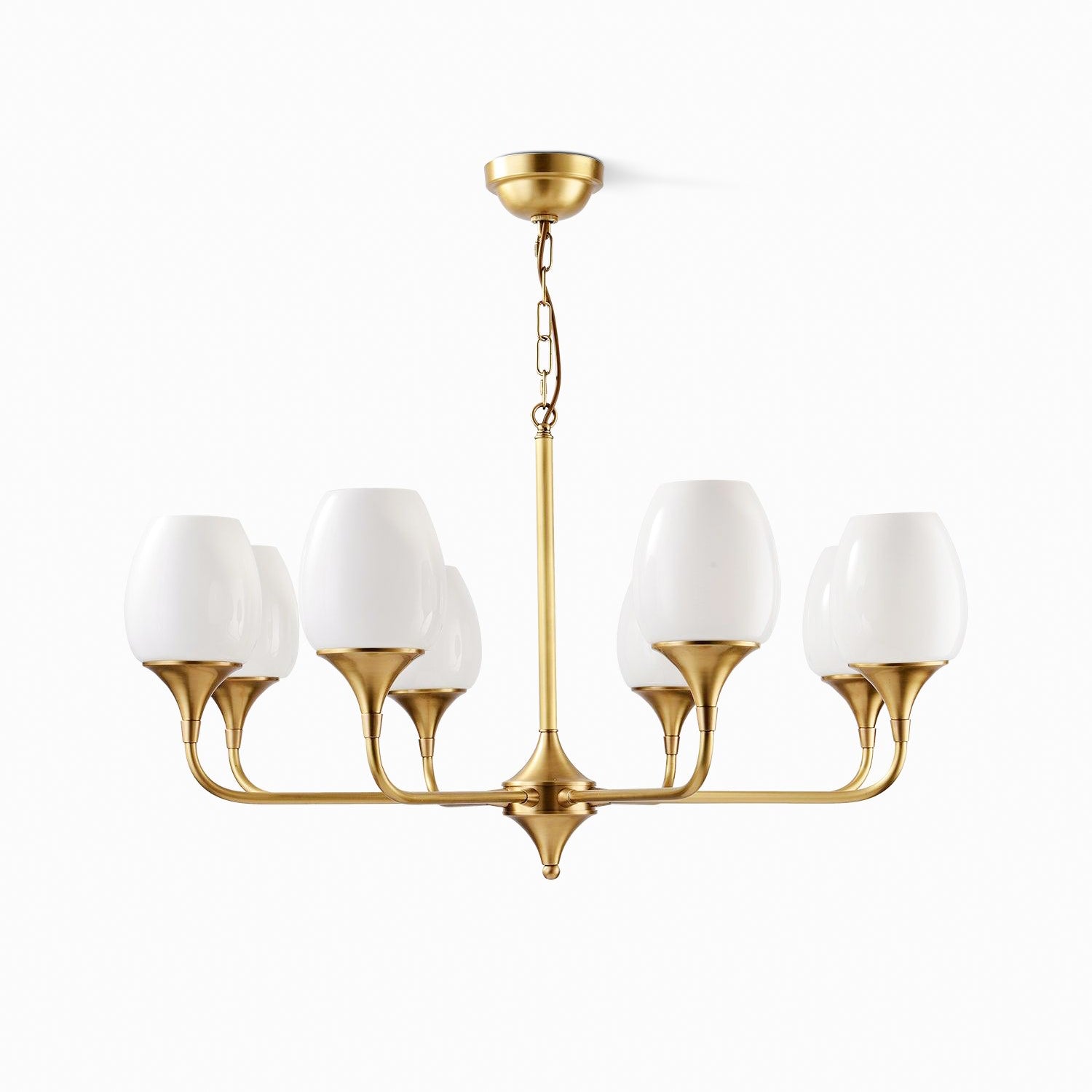 Gleam Elegant Brass Chandelier - Letslighting