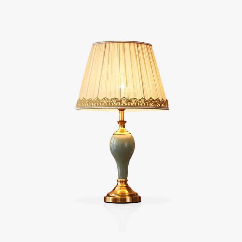 Mirova Ceramic Fabric Table Lamp - Letslighting