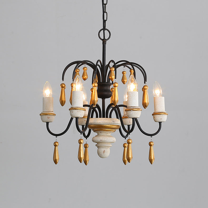 Niche Vintage Nobles Wooden Chandelier - Letslighting