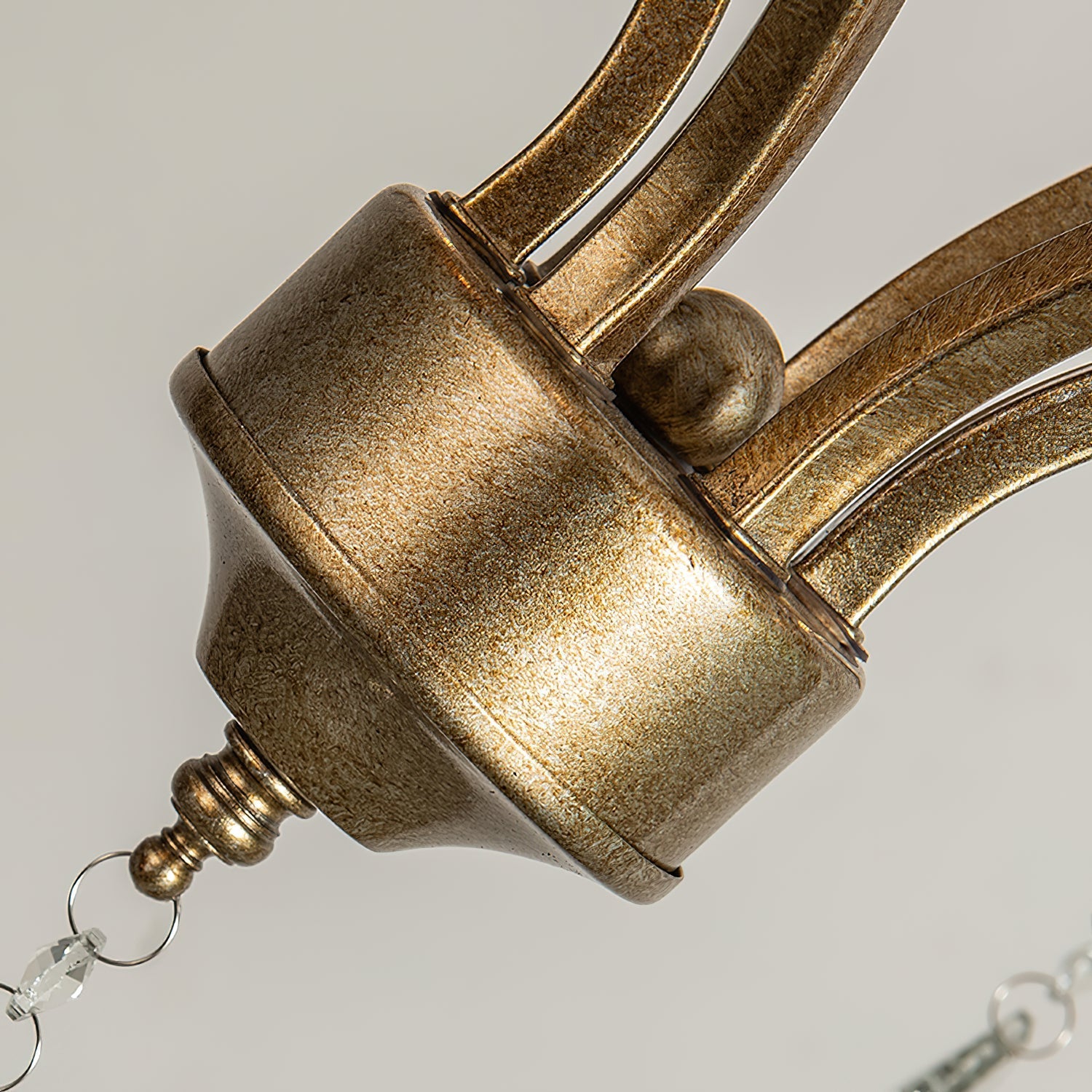 Breathe Luxury Vintage Brass Crystal Chandelier - Letslighting