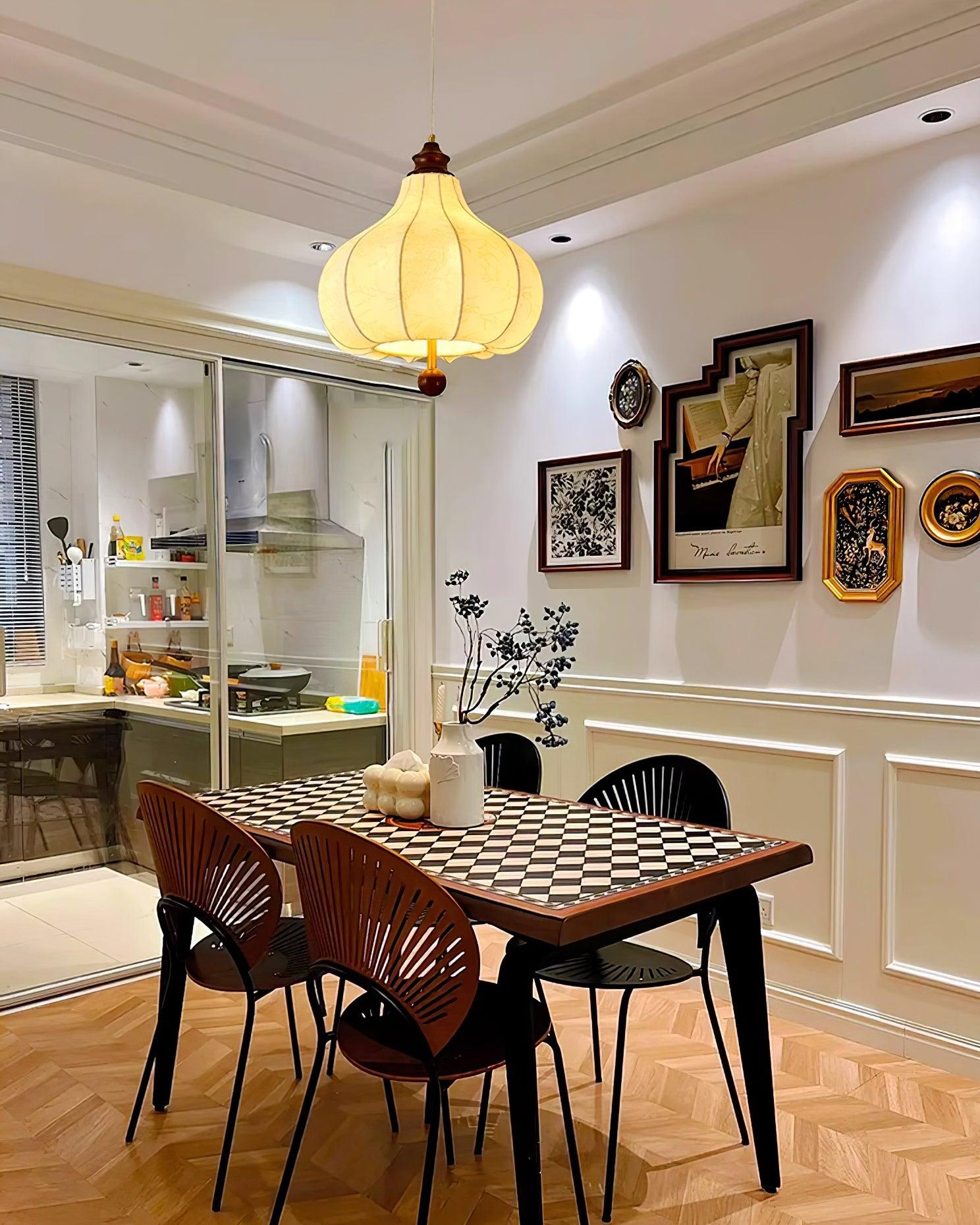 Lanterna Fabric Pendant Light - Letslighting