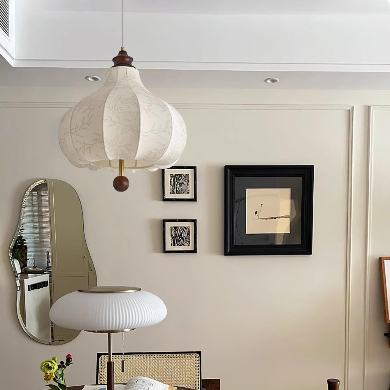 Lanterna Fabric Pendant Light - Letslighting