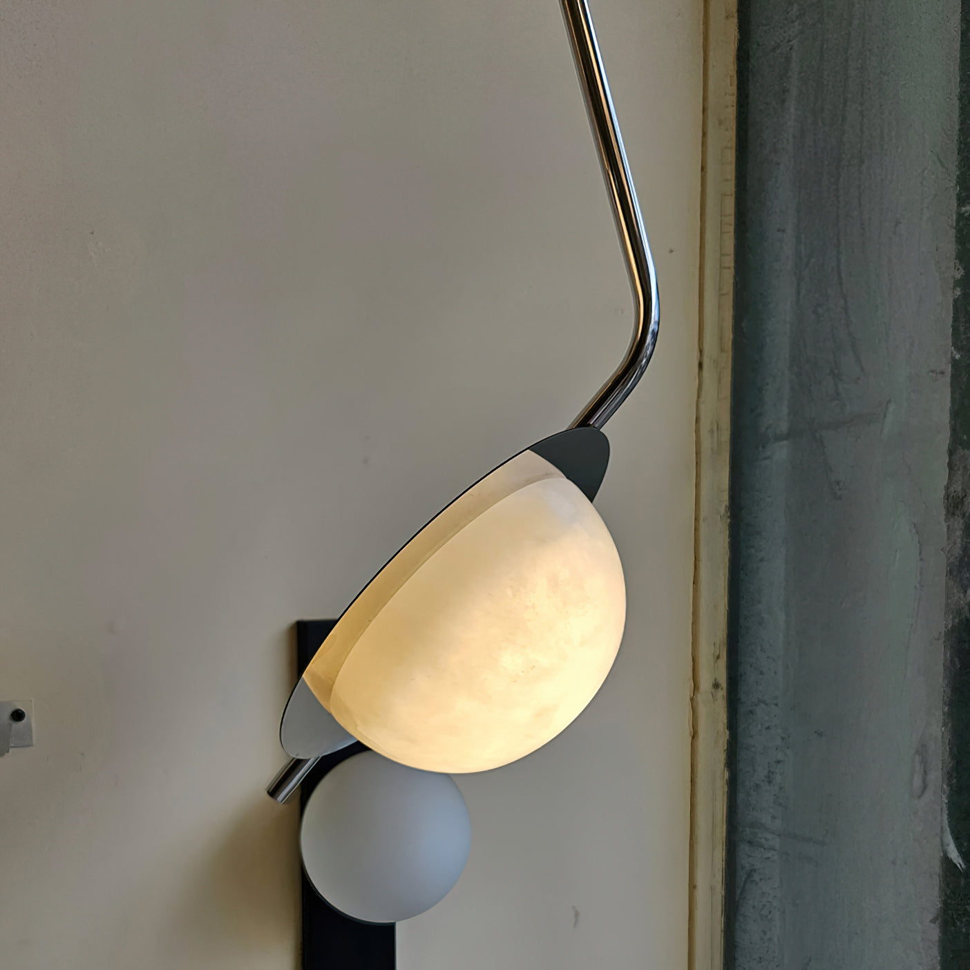Ivvaros Chic Modern Minimalist LuminanceStainless Alabaster Pendant Light - Letslighting