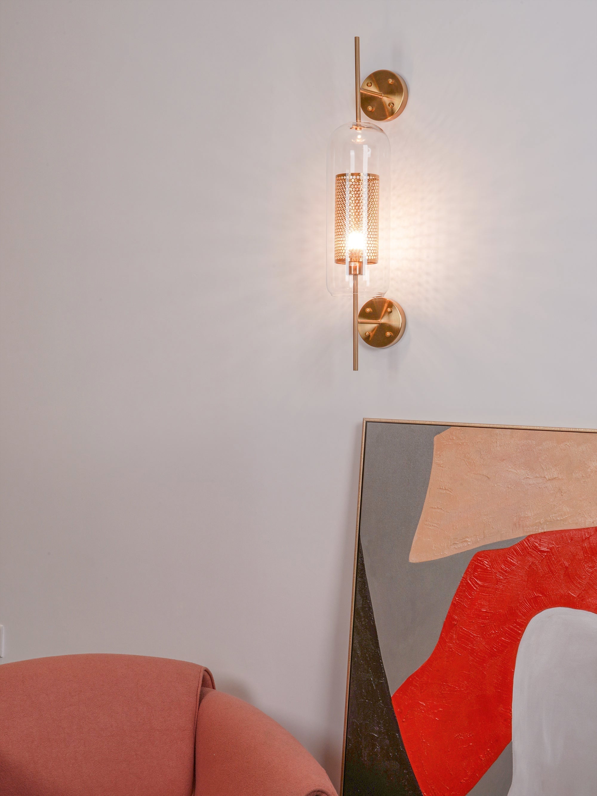 Alice Premium Nordic Art Glass Wall Light - Letslighting