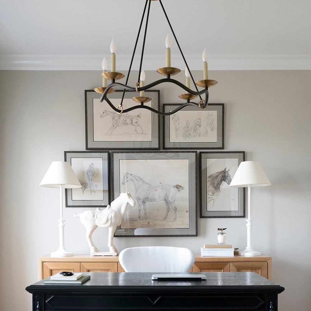 Shine Vintage Industrial Brass Chandelier - Letslighting