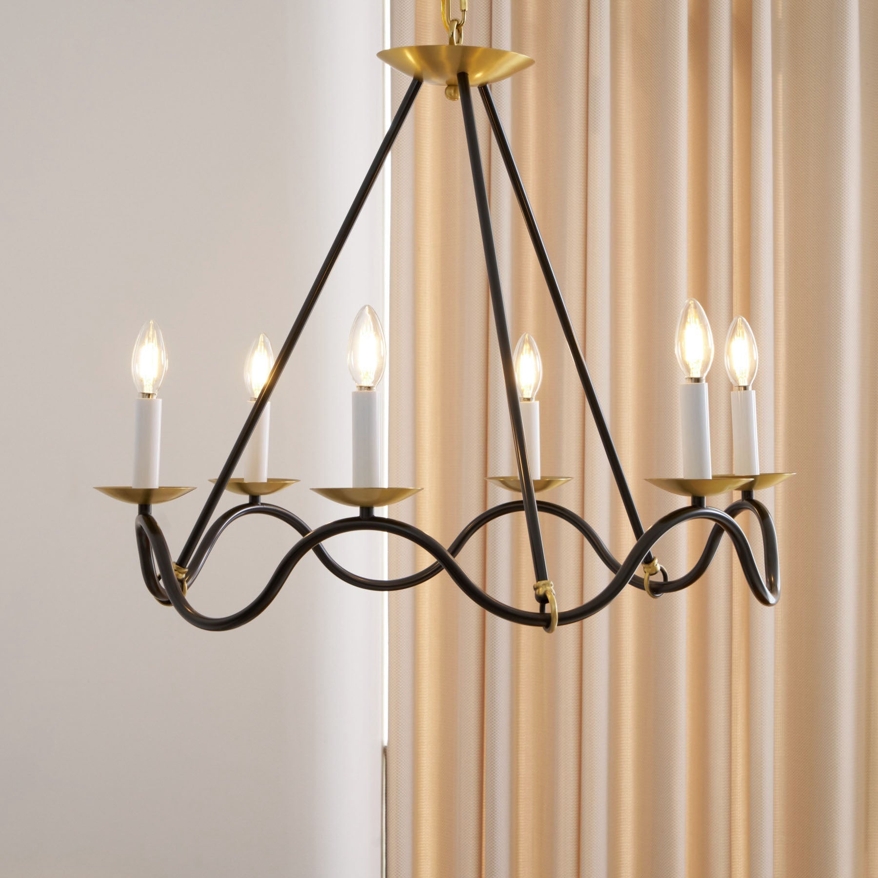 Shine Vintage Industrial Brass Chandelier - Letslighting
