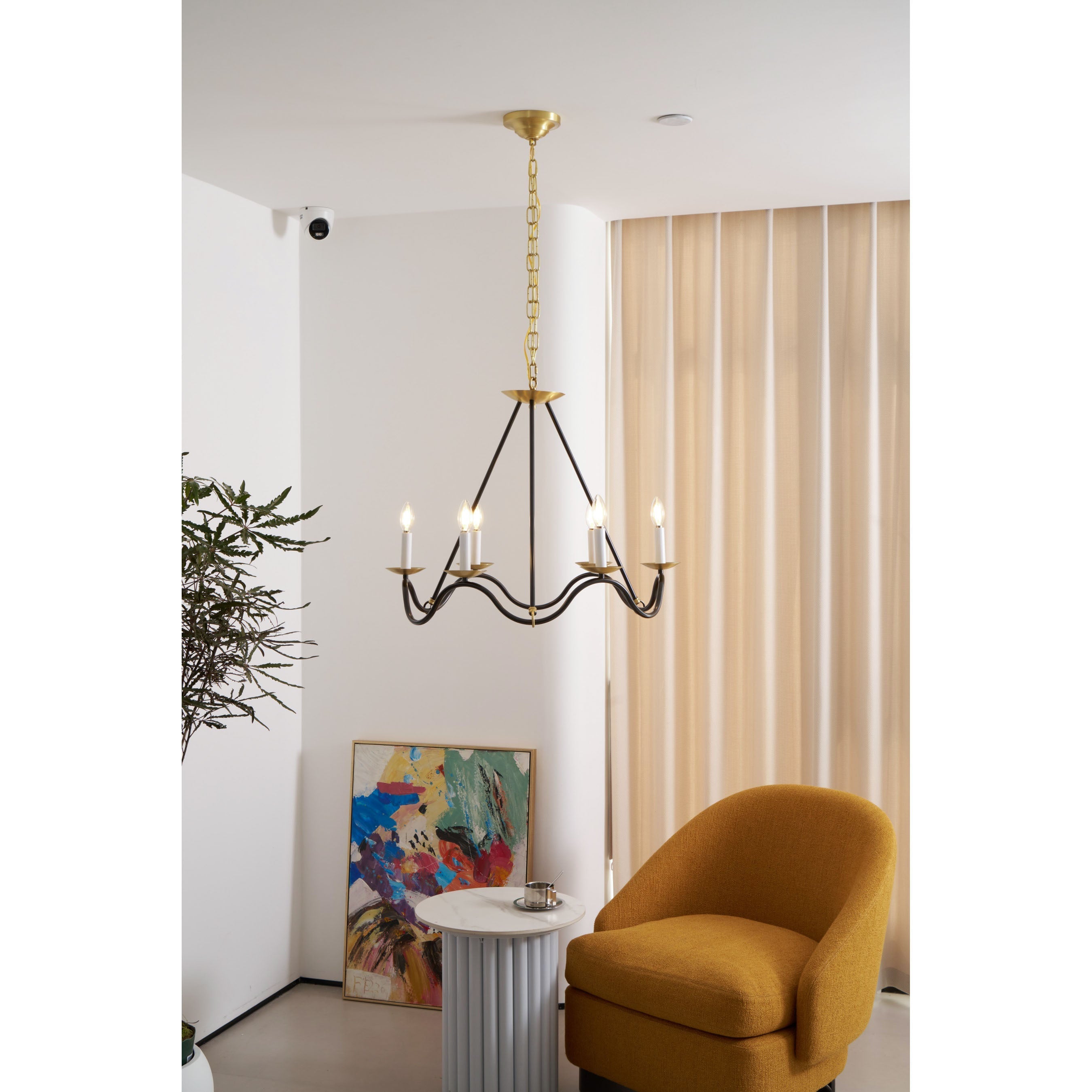 Shine Vintage Industrial Brass Chandelier - Letslighting