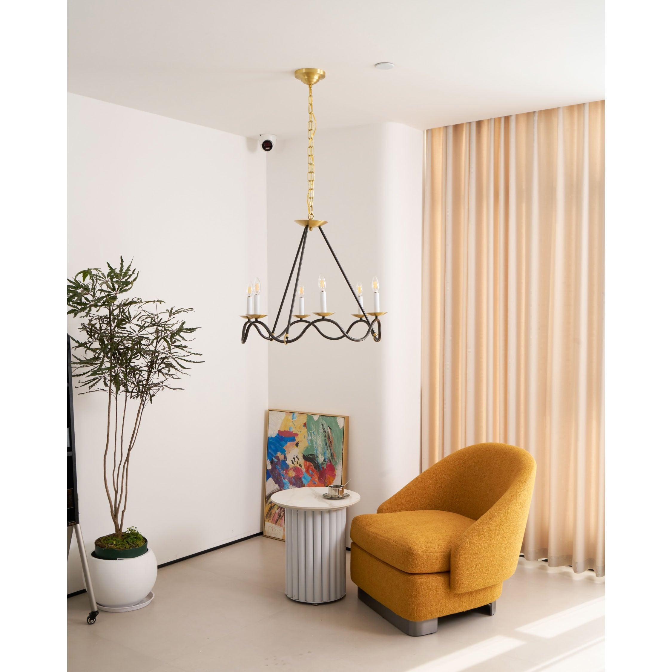 Shine Vintage Industrial Brass Chandelier - Letslighting