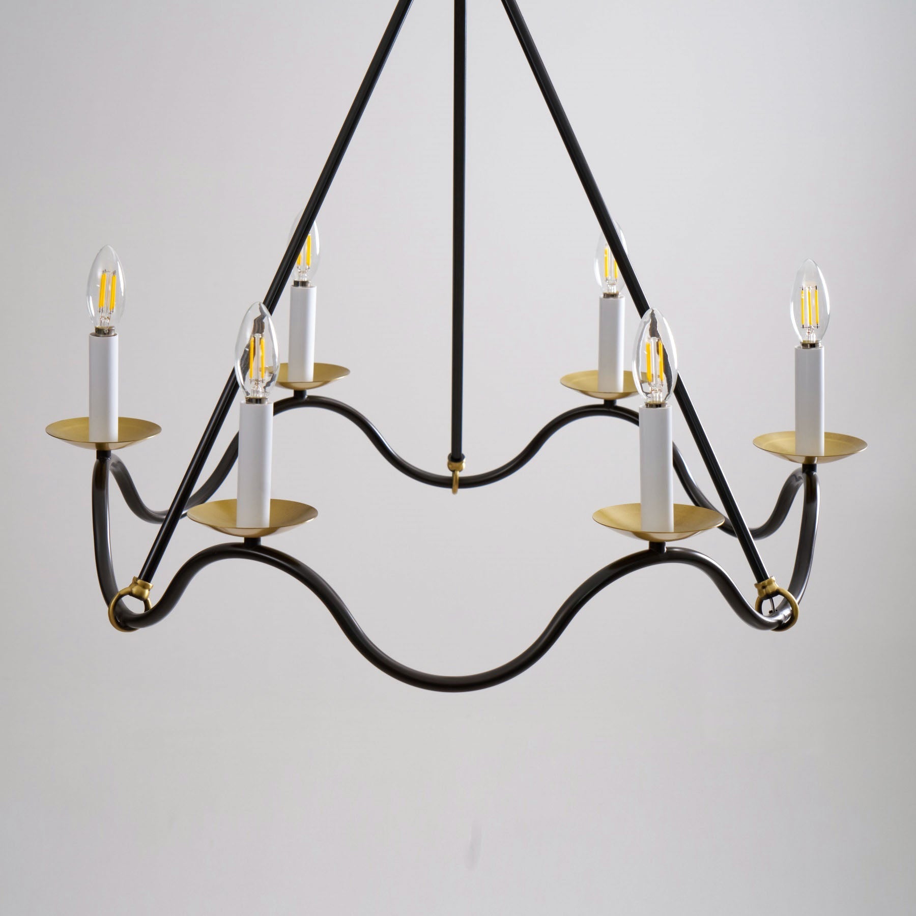 Shine Vintage Industrial Brass Chandelier - Letslighting
