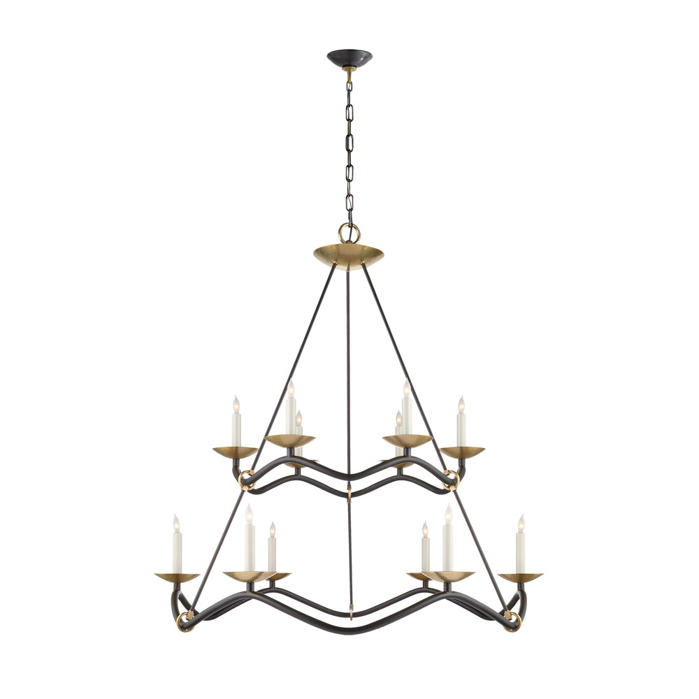 Juvin Two-Tier Candle Chandelier - Letslighting