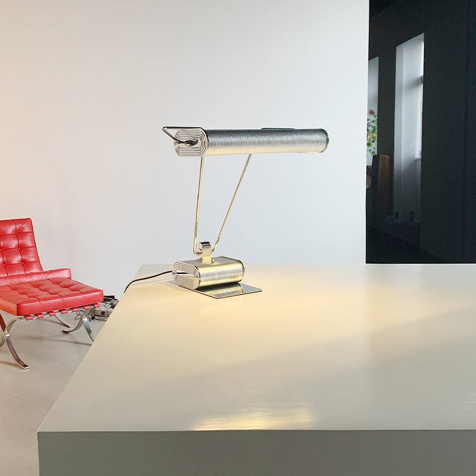 Chrome Modern Metal Table Lamp