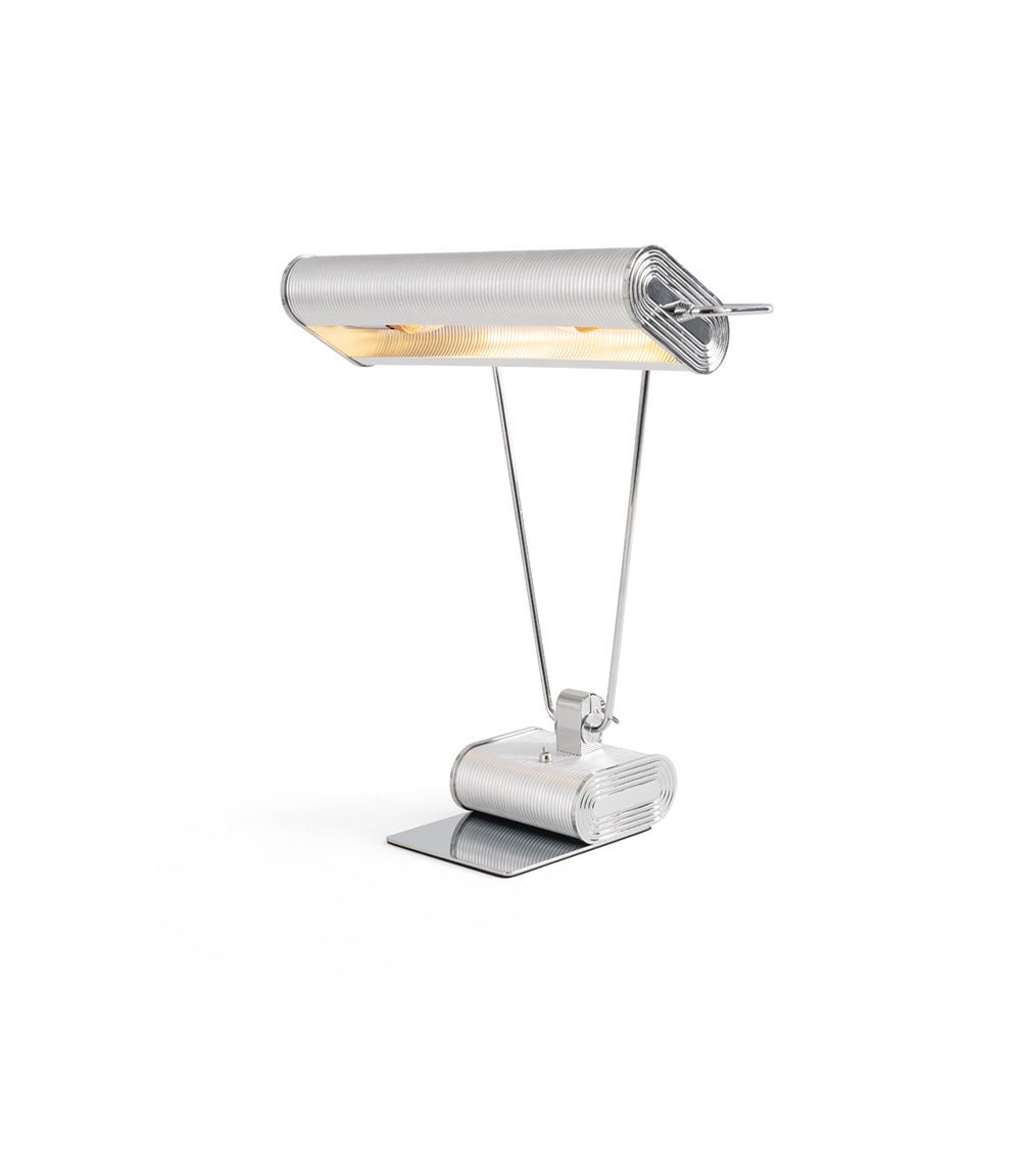 Chrome Modern Metal Table Lamp