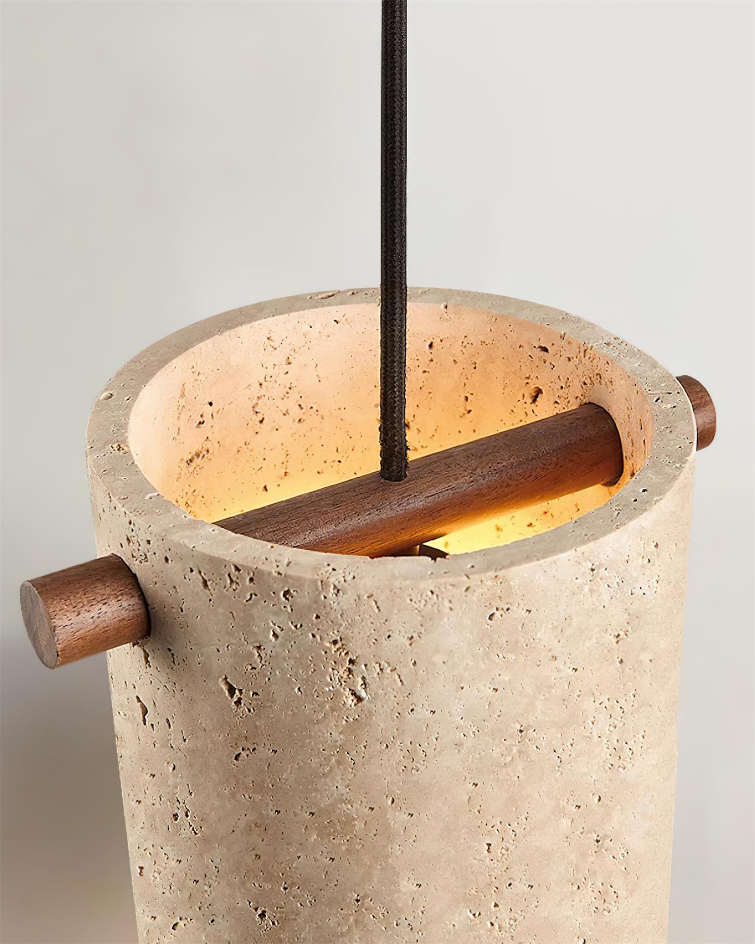 Gavilo Travertine Pendant Lamp