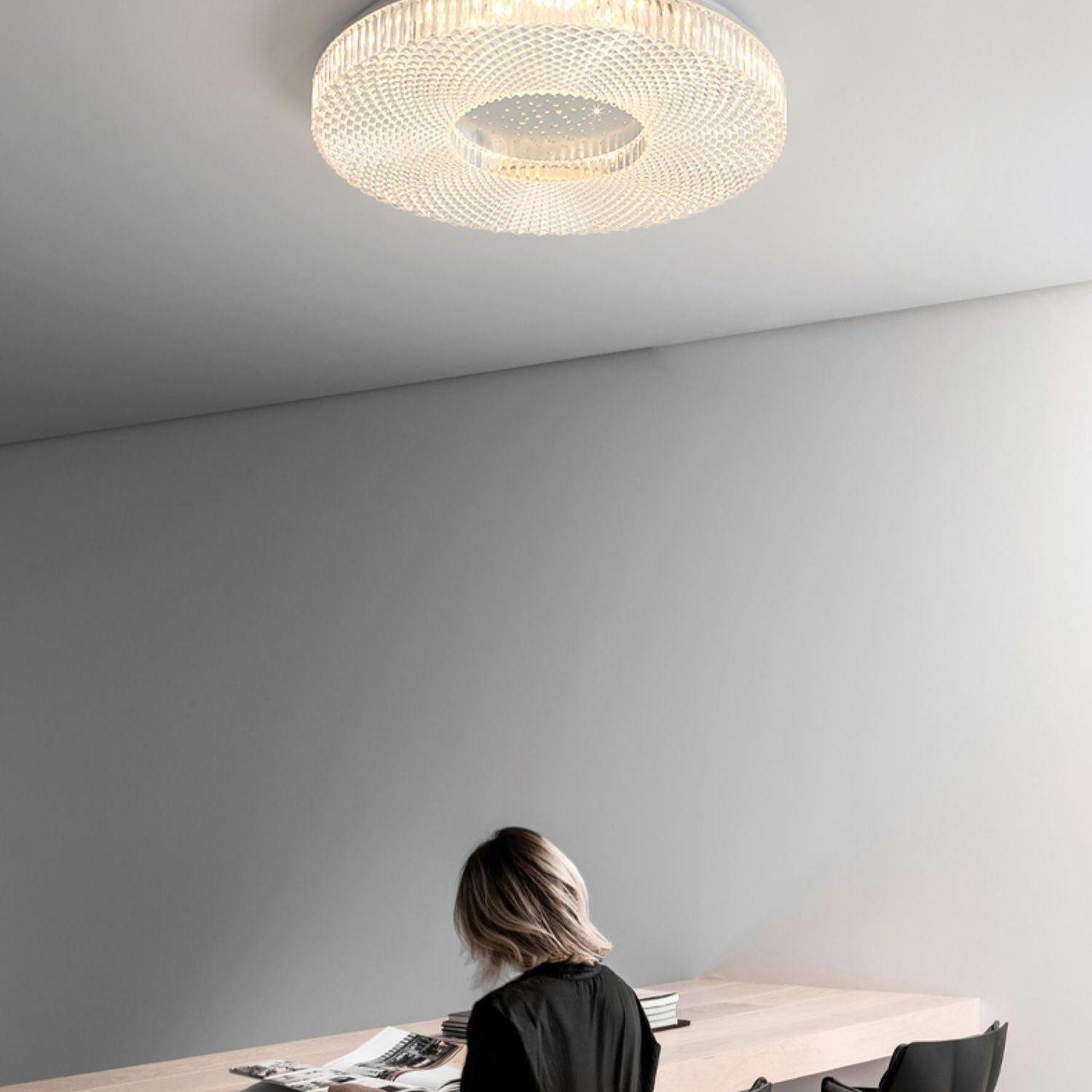 Lustra Ceiling Lamp Acrylic LED Luxury for Living Room - Letslighting