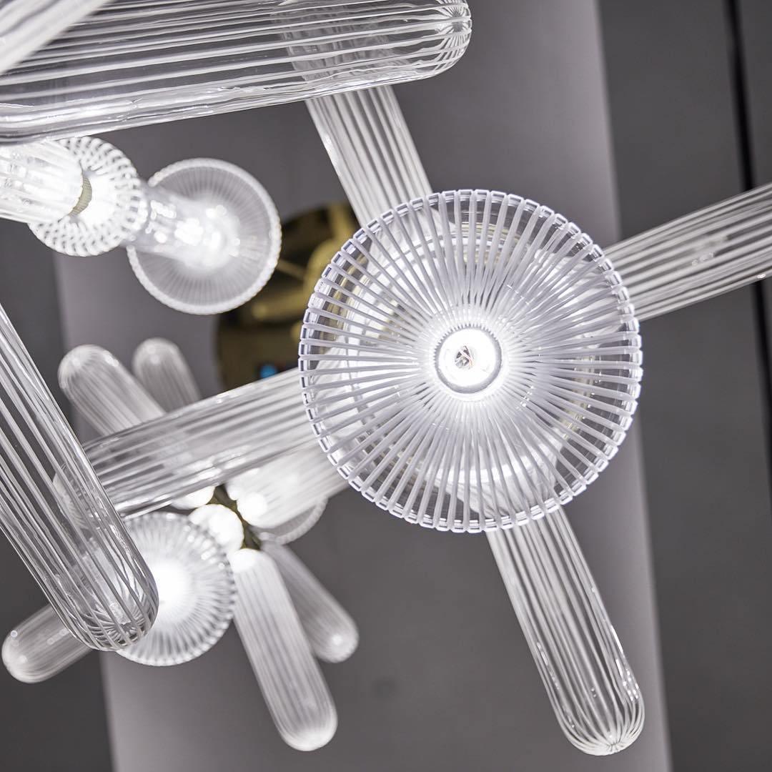 Solara Pendant Lamp Crystal Cylinder Cipher Contemporary - Letslighting