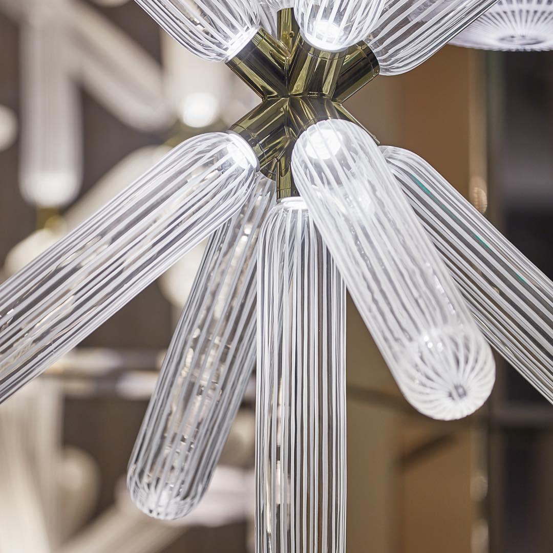 Solara Pendant Lamp Crystal Cylinder Cipher Contemporary - Letslighting