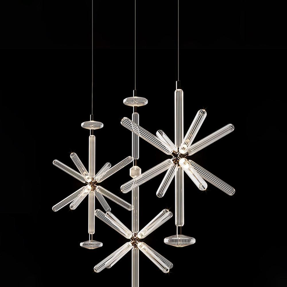 Solara Pendant Lamp Crystal Cylinder Cipher Contemporary - Letslighting