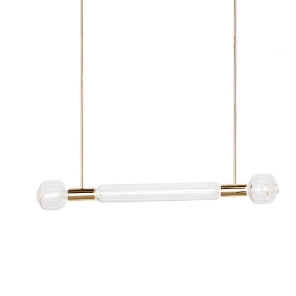 Solara Pendant Lamp Crystal Cylinder Cipher Contemporary - Letslighting