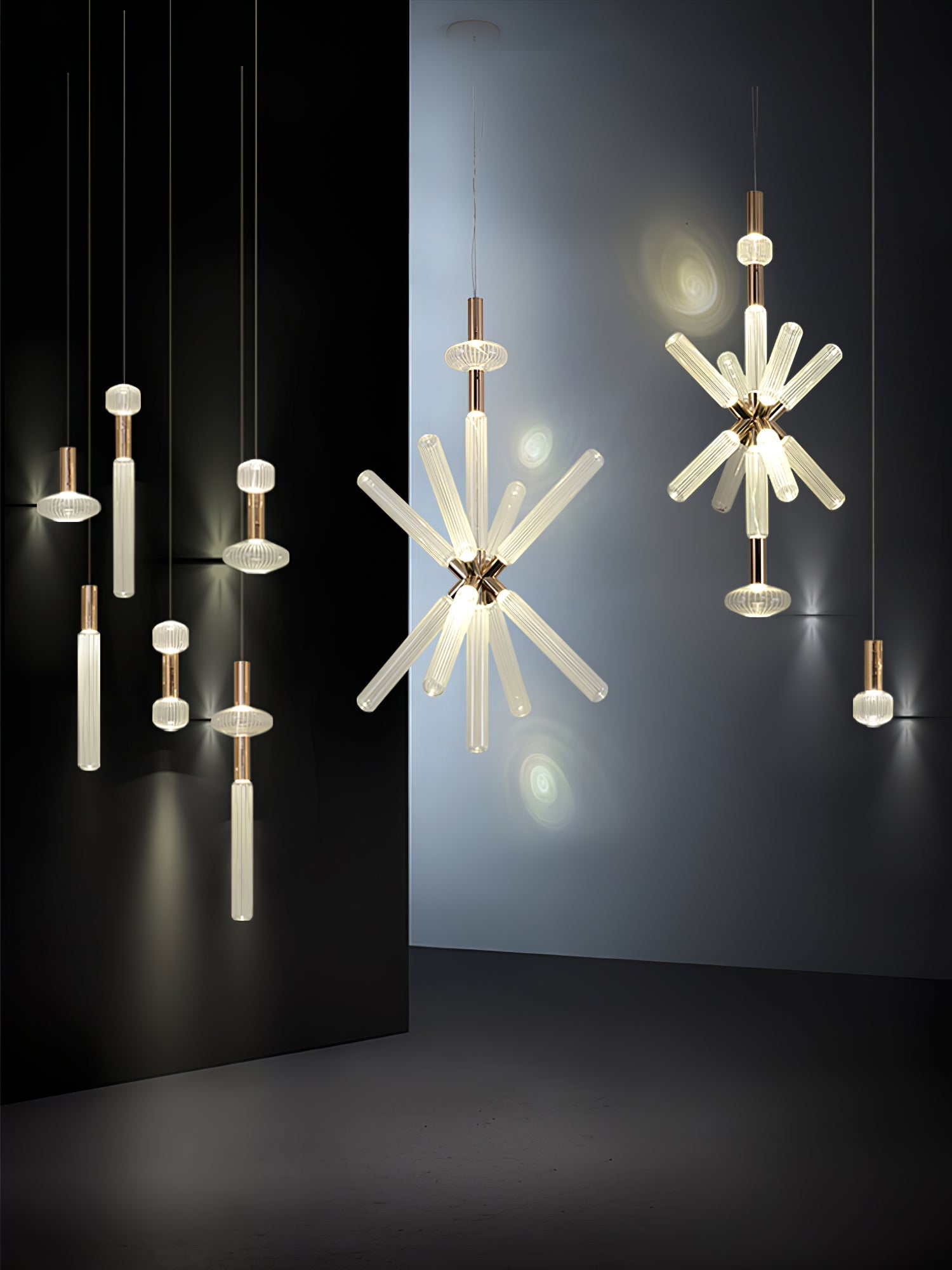 Solara Pendant Lamp Crystal Cylinder Cipher Contemporary - Letslighting