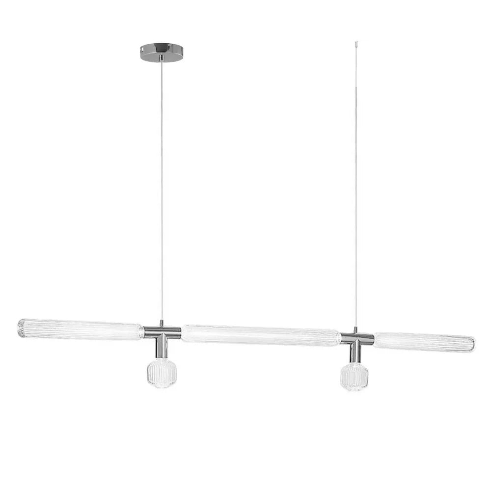 Solara Pendant Lamp Crystal Cylinder Cipher Contemporary - Letslighting