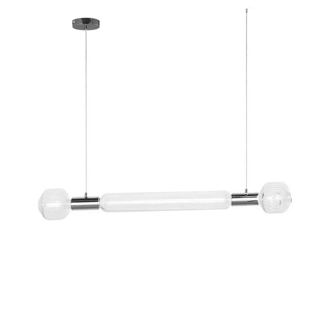 Solara Pendant Lamp Crystal Cylinder Cipher Contemporary - Letslighting