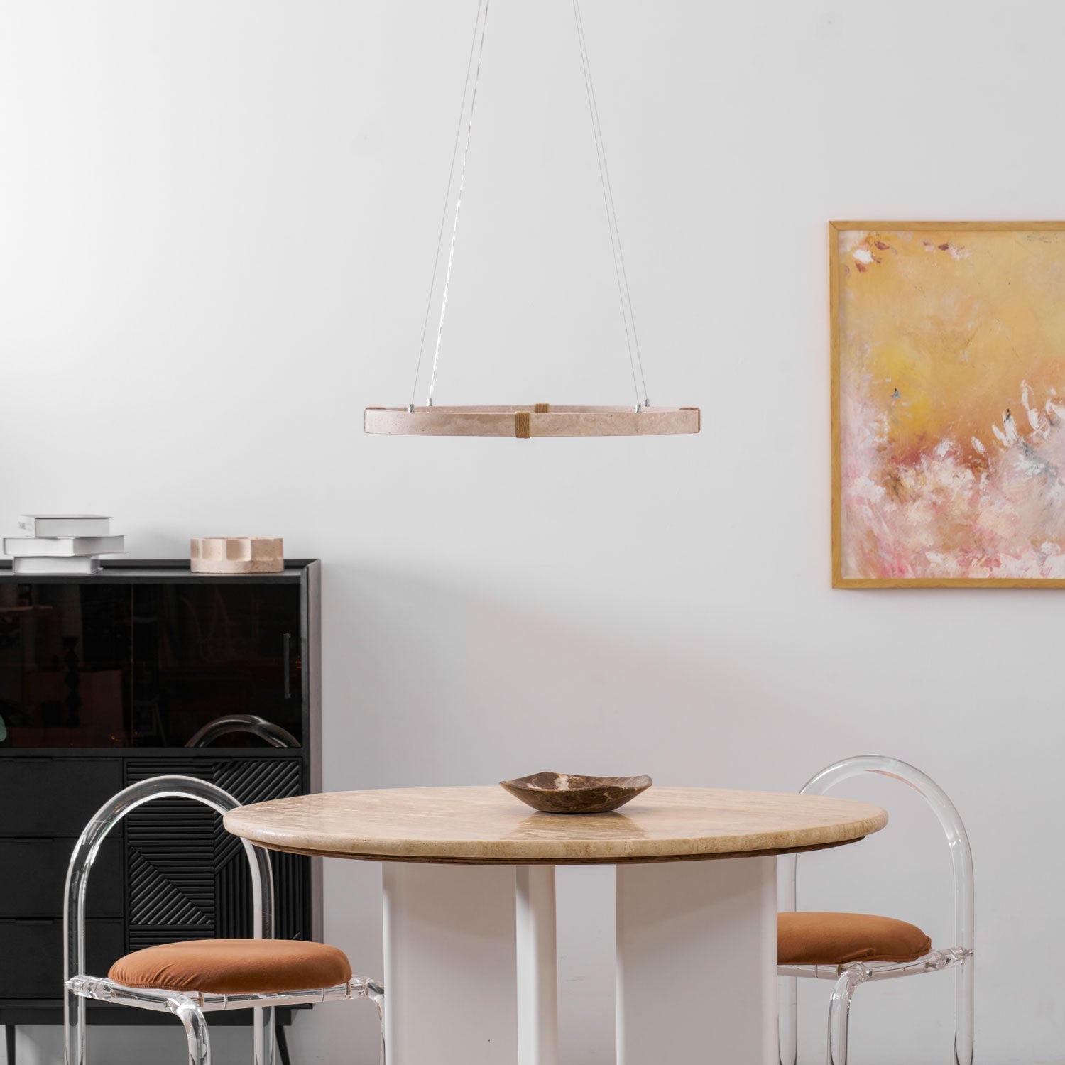 Alsilis Travertine Chandelier - Letslighting