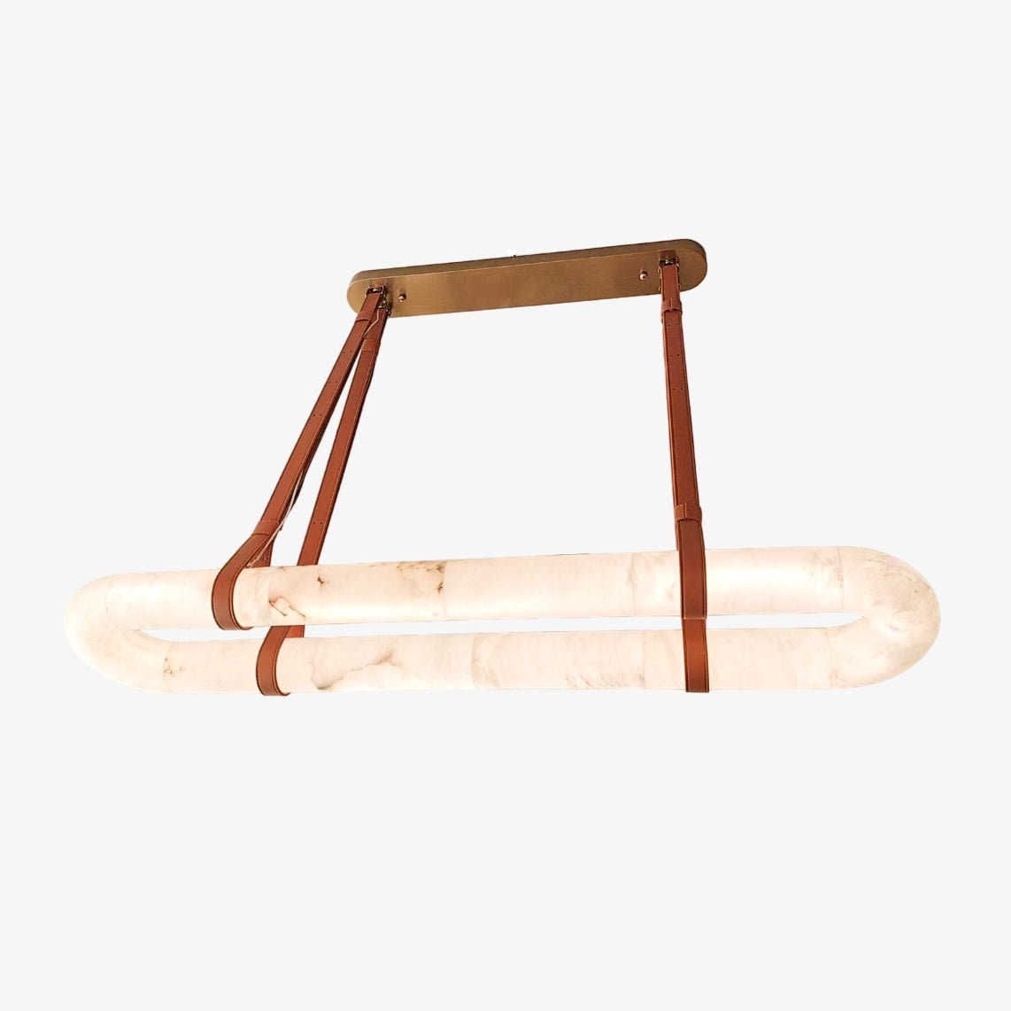 Vista Modern Minimalist Art Alabaster Chandelier - Letslighting
