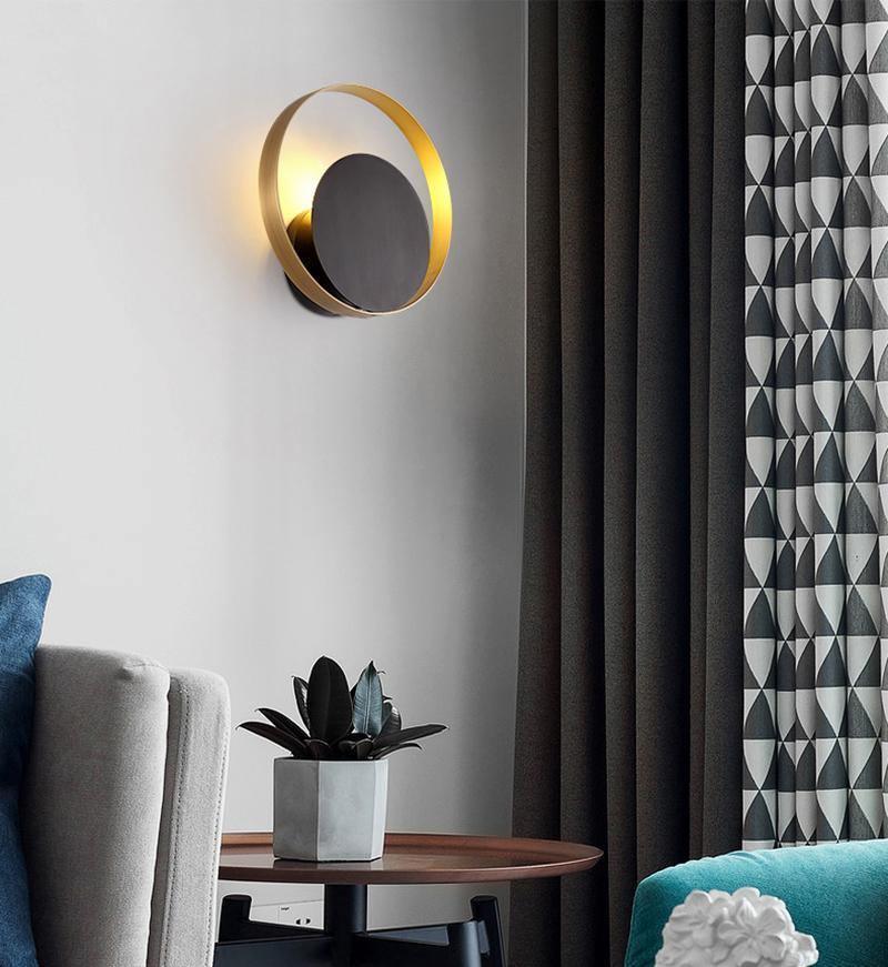 Erliren Modern Minimalist Circle Wall Lamp - Letslighting