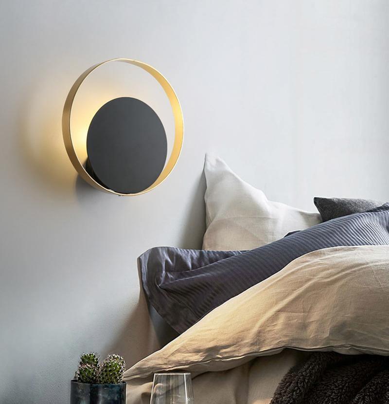 Erliren Modern Minimalist Circle Wall Lamp - Letslighting
