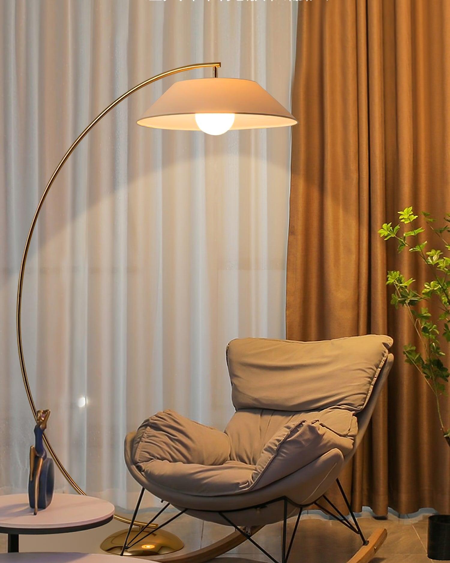 Varnan Steel Fabric Floor Lamp - Letslighting