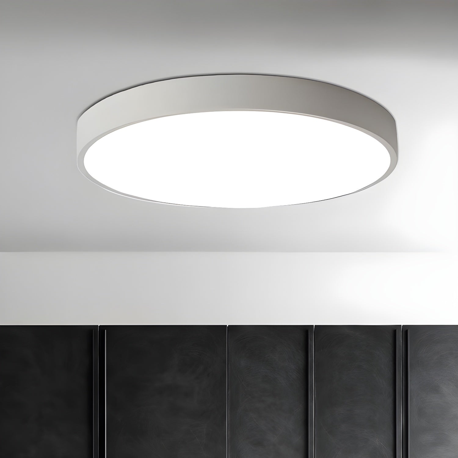 Izoriel Modern Minimalist Circular Slimline Ceiling Light - Letslighting
