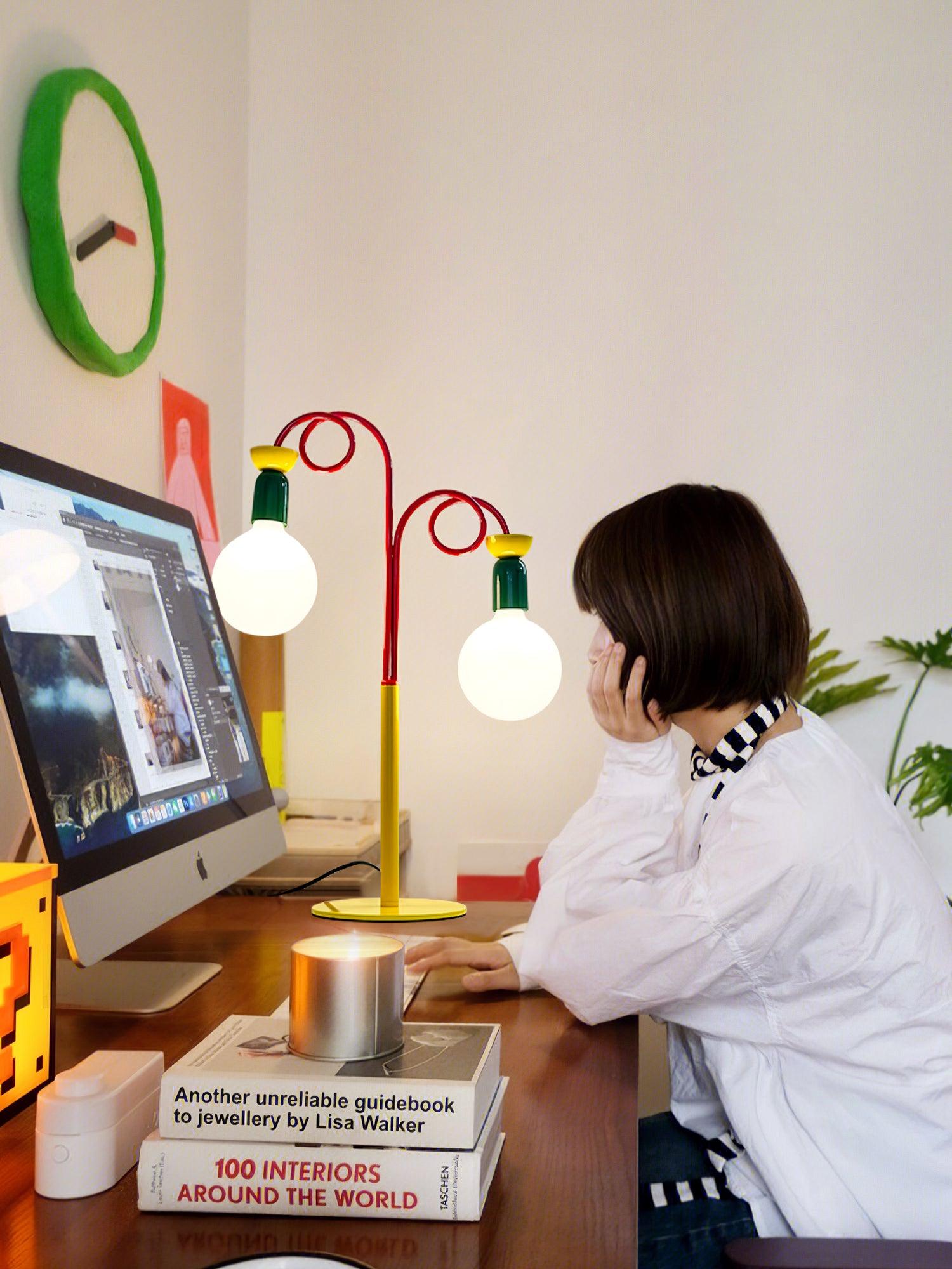 Trilo Glass Playful Table Lamp - Letslighting