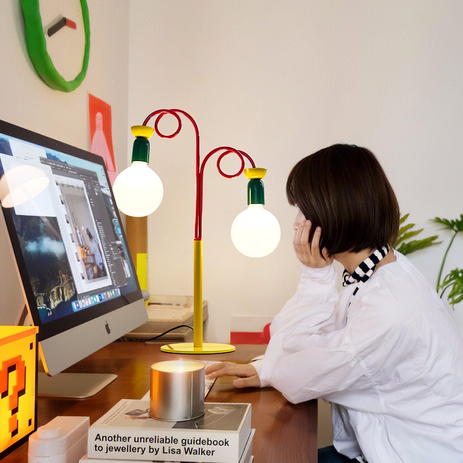 Trilo Glass Playful Table Lamp - Letslighting