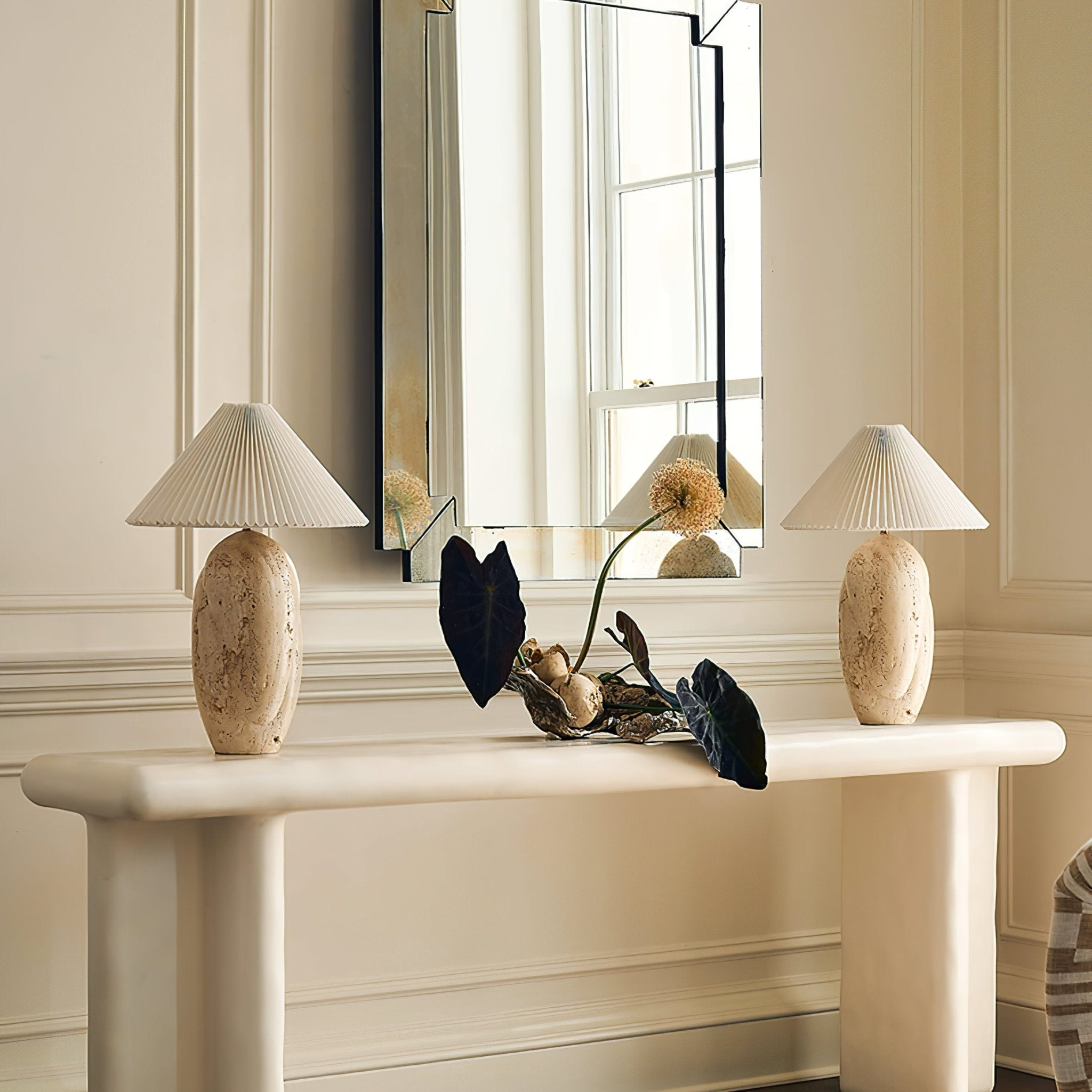 Eursolir Travertine Table Lamp - Letslighting
