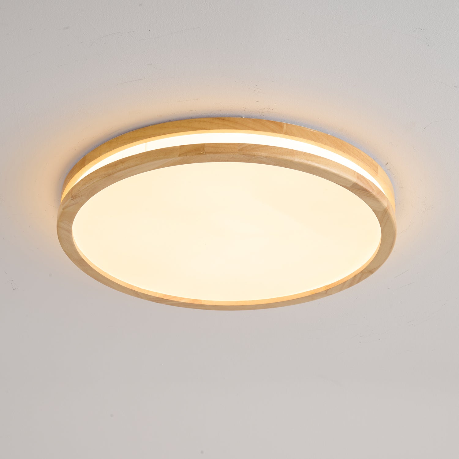 Nysilos Modern Minimalist Wood Ceiling Light - Letslighting